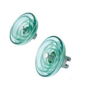160KN Disc Suspension Toughened Glass Power Pole Insulators