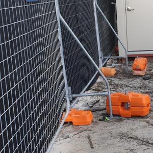 Buy cheap 12ft Mesh Fence Panels Galvanized Wind Proof Metal Temporary from wholesalers