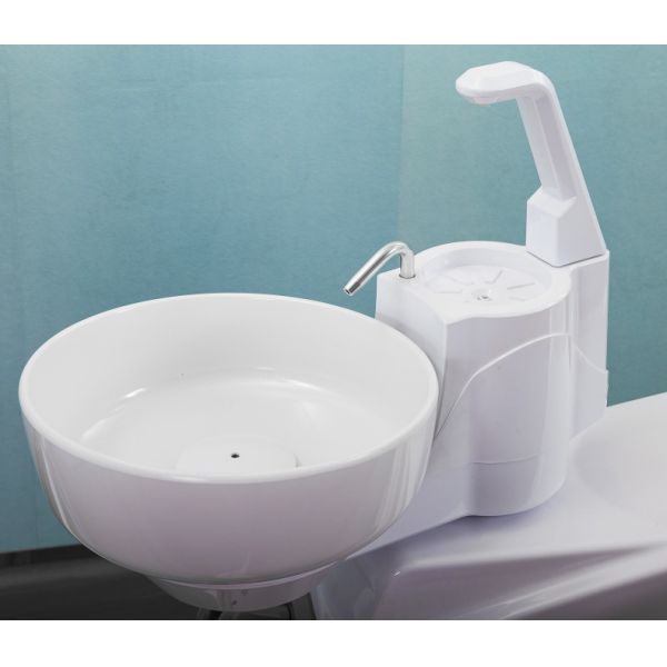 Economic Design Pu Leather Dental Chair Unit With Down Mounted Operation Tray