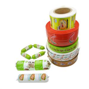 Quality OEM low-cost wholesale plastic casings custom printing brand logo sausage color plastic casings for sale