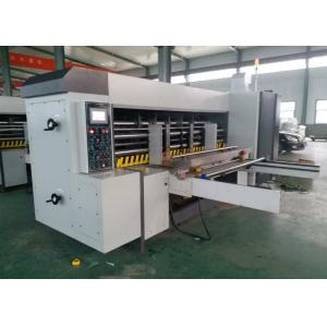 Lead Edge Automatic Flexo Printer Slotter Machine Computer Control 120 Pcs / Min