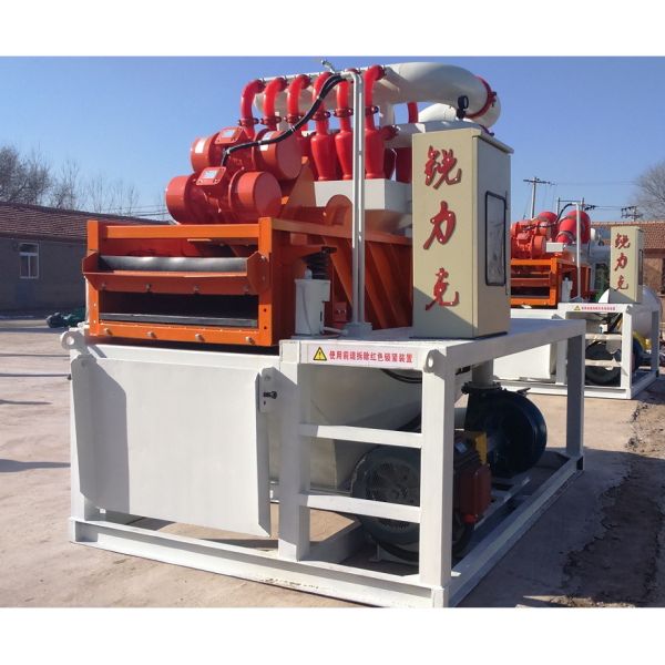 Buy 30m3/h 130GPM mud recycler for mud cleaning project at wholesale prices
