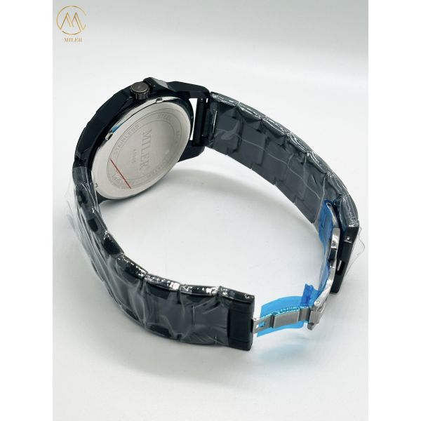 Men Fashion Watch Stainless Steel Strap Watch with Band Color Like The Picture
