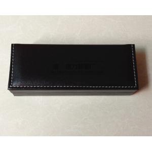 Elegant PU leather empty gift pens with pen cases