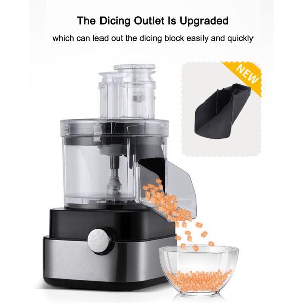 Electric Fruit Vegetable Cutting Machine 600W Multifunctional Commercial Kitchen Set