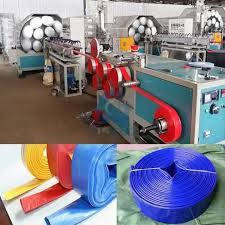 PVC Garden Irrigation Hose Making Production Line PVC Braiding Layflat Hose