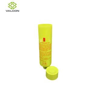 Matte Shampoo Tube Packaging , PE Material Plastic Tube Containers Screw Cap
