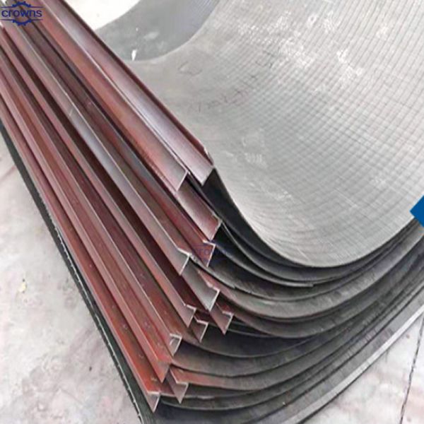 Sieve bend screen 25um 30 50 100 micron 304 stainless steel welded wedge wire