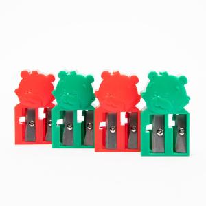 Bear Shape Double Hole Funny Pencil Sharpner For Kids