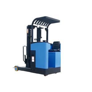 Seated Electric Reach Truck Narrow Aisle Truck Warehouse Forklift Trucks With