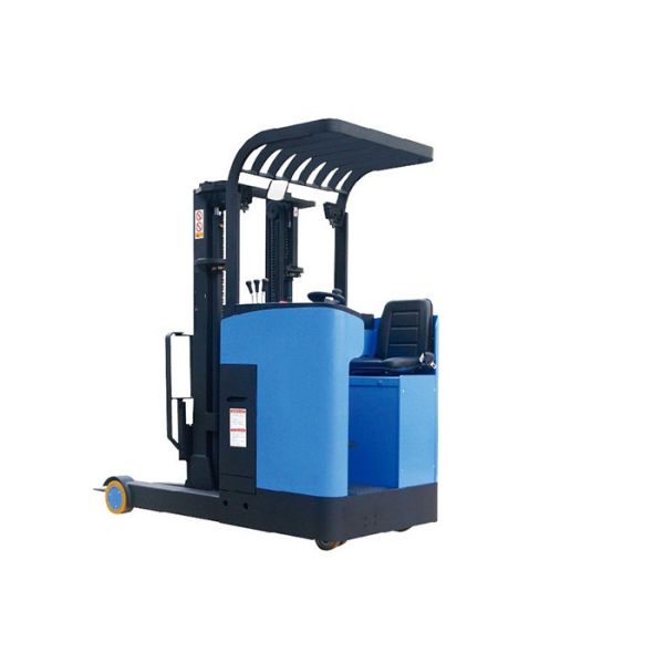 Seated Electric Reach Truck Narrow Aisle Truck Warehouse Forklift Trucks With