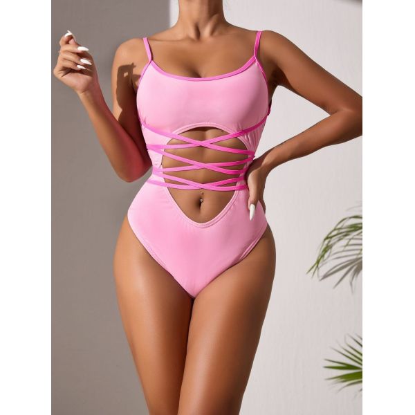 Buy Beach Occasion One Piece Swimwear Offering High Elasticity Support at wholesale prices