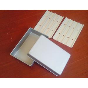 Fast freezing aluminum tray for freezing shrimp