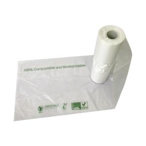 Recyclable Biodegradable Rubbish Bags , Nontoxic Small Compostable Trash Bags