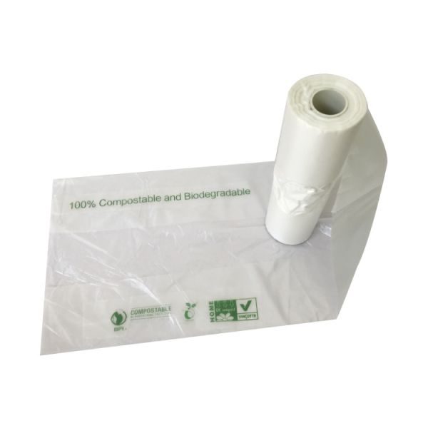Buy Recyclable Biodegradable Rubbish Bags , Nontoxic Small Compostable Trash Bags at wholesale prices