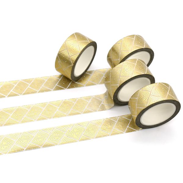 Width 10mm Single Sided Acrylic Adhesive Washi Tape With No Residue
