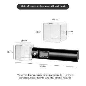 Electronic Spoon Scale with Stocked Feature Coffee Milk Frother Foamer Mixer