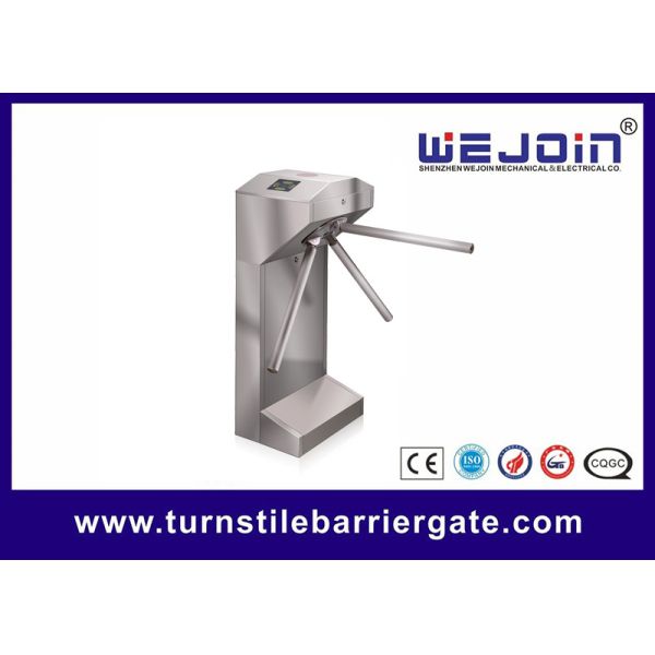 Buy Alloy Aluminum Electronic Turnstile Gates Hit Against Function RS232 at wholesale prices
