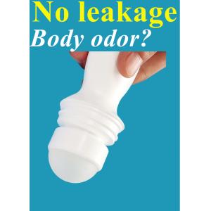 30ml 50ml 60ml 100ml PE Plastic Roll on Deodorant Bottle Roller Fragrant Body