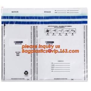 custom logo tamper tear proof plastic bank money envelopes mailing bag, Security