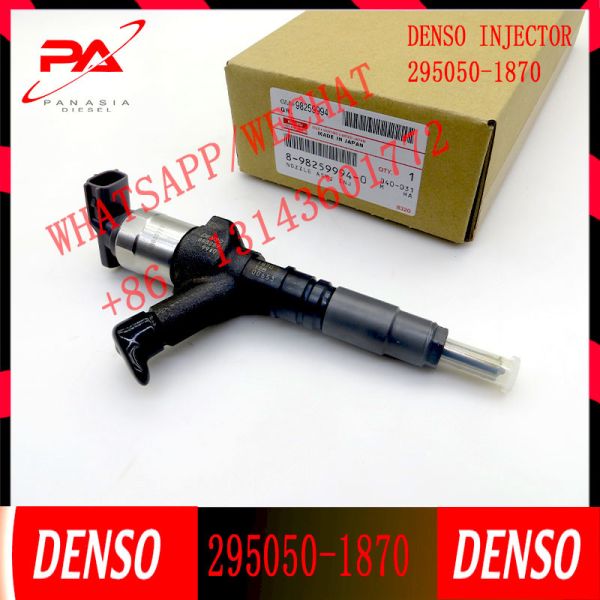 Buy Genuine common rail fuel injector 8982599940 295050-1870 4jh1 engine diesel fuel injector for ISUZU 4JH1 8-8259994-0 at wholesale prices