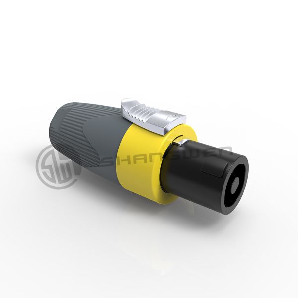 Professional Speaker Powercon Wire Connectors 40a Panel Audio Signal Female Plug