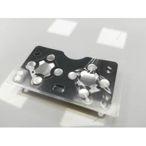 Black Rubber Custom Membrane Switch With Tactile Keyboard Panel