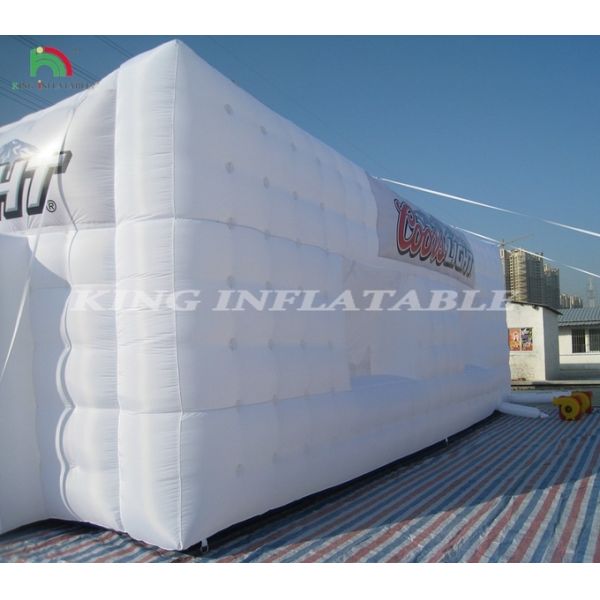 Backyard Inflatable Nightclub Tent Night Club Party Inflatable Disco Light Inflatable Nightclub Cube Tent
