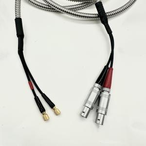 High-Temperature Lemo 01-Microdot Dual-Cable for NDT Equipment