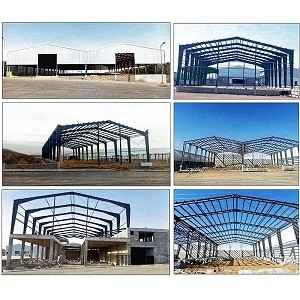 Q355B Prefabricated Warehouse Steel Structure Stadium Grid Form