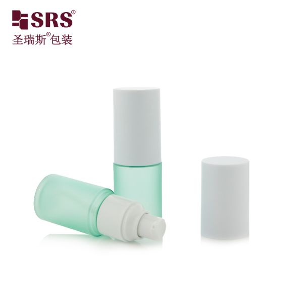 24/410 PET PCR Certificate PET Plastic Empty Customization Color White Lotion Bottle For Foundation Facial Serum Gel