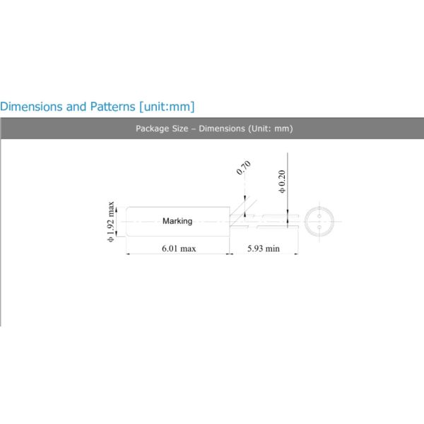 12.5PF Cylindrical Quartz Crystal Units X206032768KGB2SC