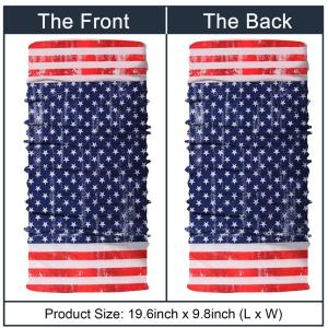 Magic Cotton Headwear Mens Motorcycle Neck Tube Scarf