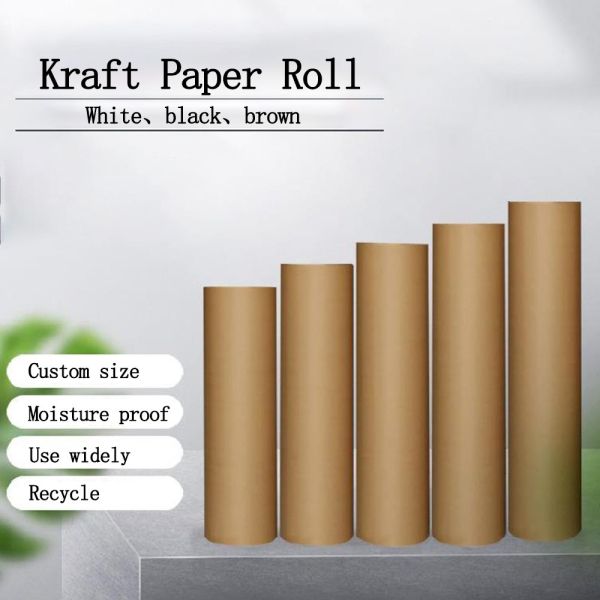 Buy Uncoated Brown Jumbo Small 80g Kraft Parcel Wrap Eco Wrapping at wholesale prices