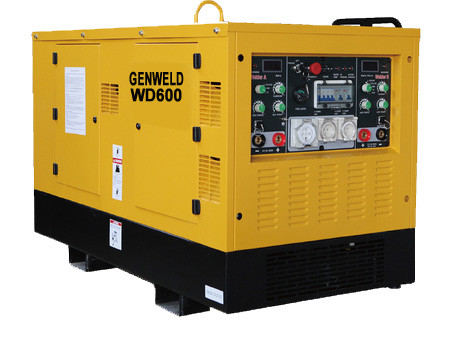 WD600 600A Diesel Engine Driven Arc Welder With MMA / TIG / FCAW / Gouging /