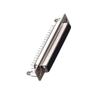 WCON D Sub Connector Female 180° DIP Type 44P Three Row Brass Sample Free