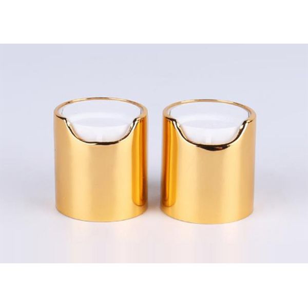 Buy 24/410 Plastic Cosmetic Lids Customized Color Appearance With Press Top Cap at wholesale prices