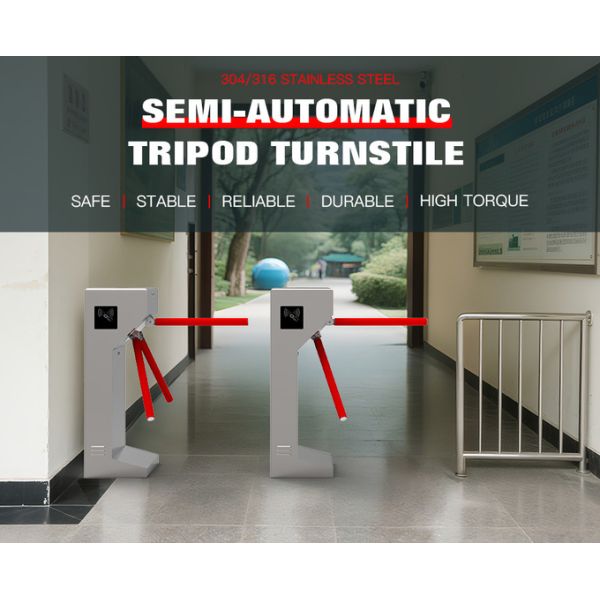 304 Stainless Steel Tripod Turnstile Gate