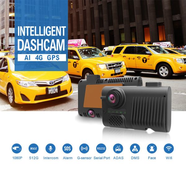 4G Two-Way Talk Car DVR Adas DMS Vehicle Mdvr Balck Box