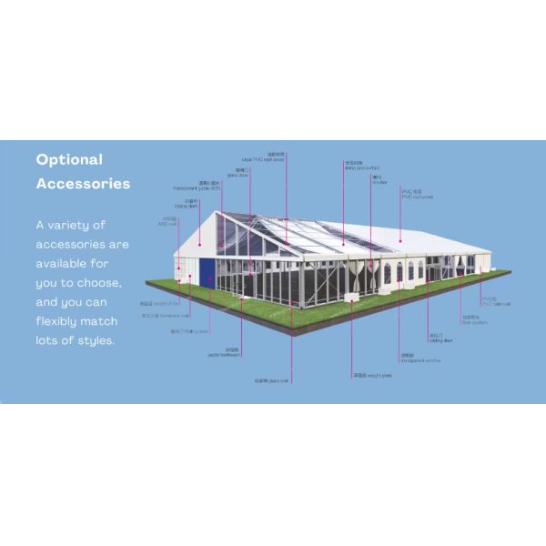 Aluminium Waterproof Tents Frame Marquee Tent On Sale For Exhibition, Party Event,Etc