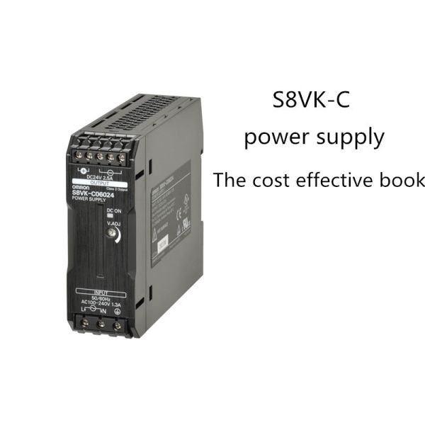 Buy Book Type Power Supply Omron Lite 60W 24VDC 2.5A DIN Rail Mounting S8VK-C06024 at wholesale prices