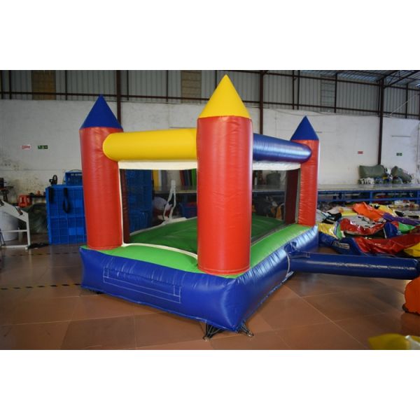 Mini Inflatable Jump House Castle Bouncer For Kindergarten Children 3 - 5 Capacity