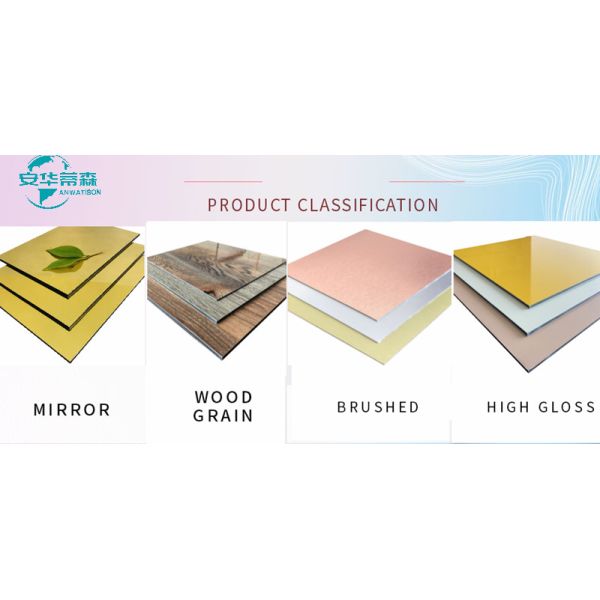 1220*2440 Regular Specification Aluminum Composite Panel High UV Resistance Nano