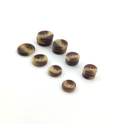 Wholesale polyester chalk Resin Rod buttons for Shirt Coat