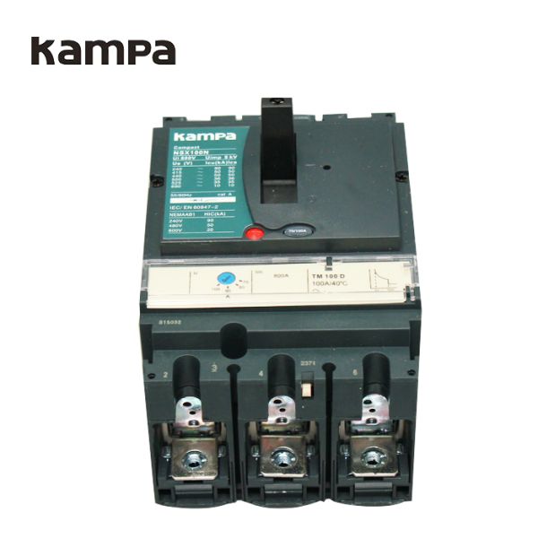 LV429846 NSX circuit breaker Compact NSX100N - TMD - 25A - 3 poles 3d