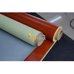 Fireproof Silicone Rubber Coated Braided Fiberglass Fabrics