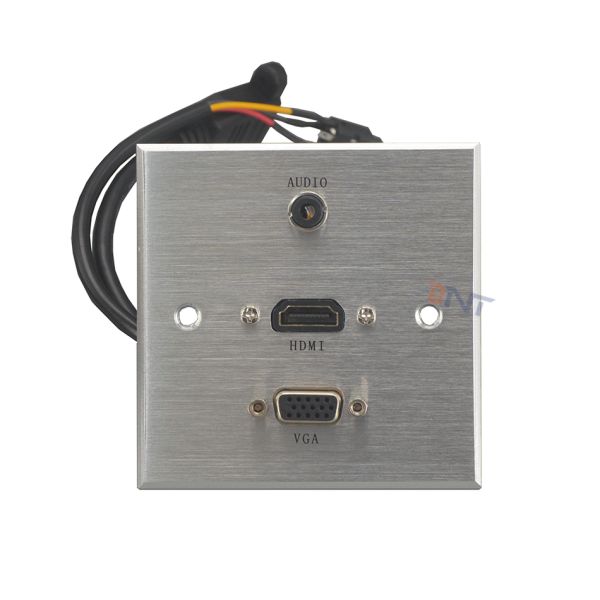 Hot sale aluminum electrical wall mount media panel socket