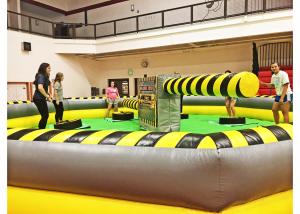 Quality Giant Inflatable Sports Games , Meltdown Obstacle Course For Kids Adults for sale