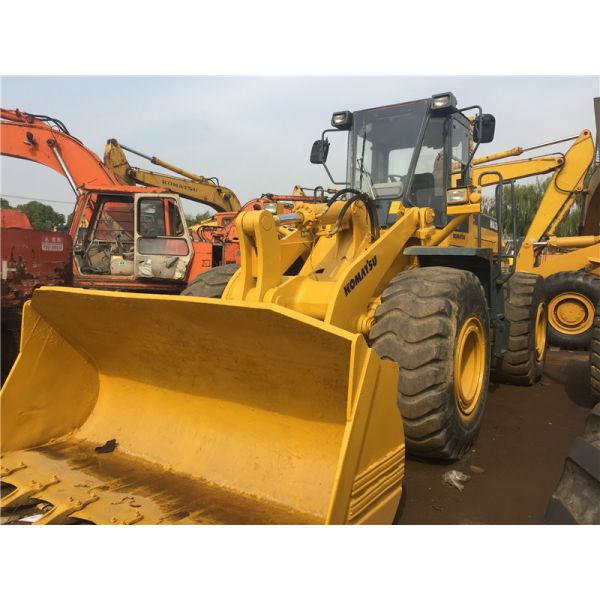 Used Komatsu WA380 Wheel Loader 16T weight S6D108 engine with Original Paint