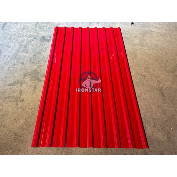 C18 Trapezoidal roofing sheet roll forming machine for Azerbaijan